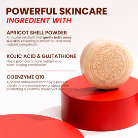 Koji White soap bar packaging reveals two bars and vegan credentials.