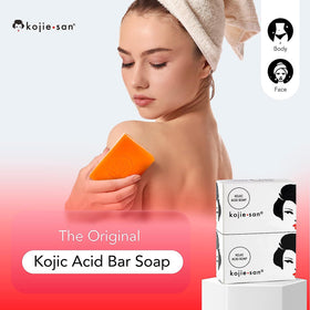Kojie San ingredients including glycerin, tea tree, and coconut oil for moisturized skin.