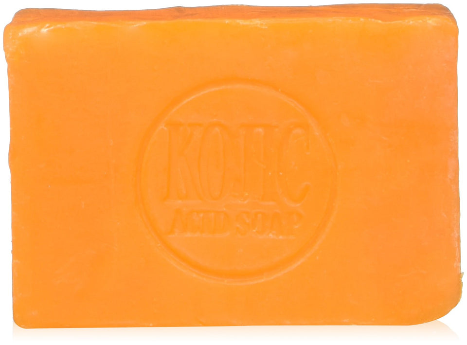 Kojie San Original Kojic Acid Soap with exfoliating net for brighter, more even skin tone