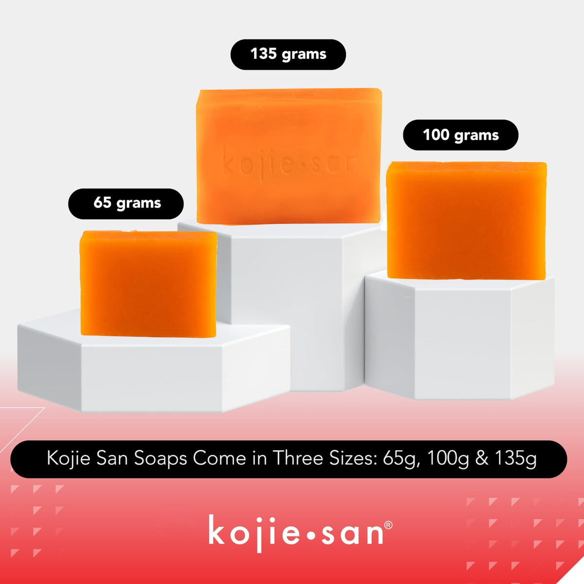 Kojie San soap bar close-up highlights kojic acid for even skin tone.