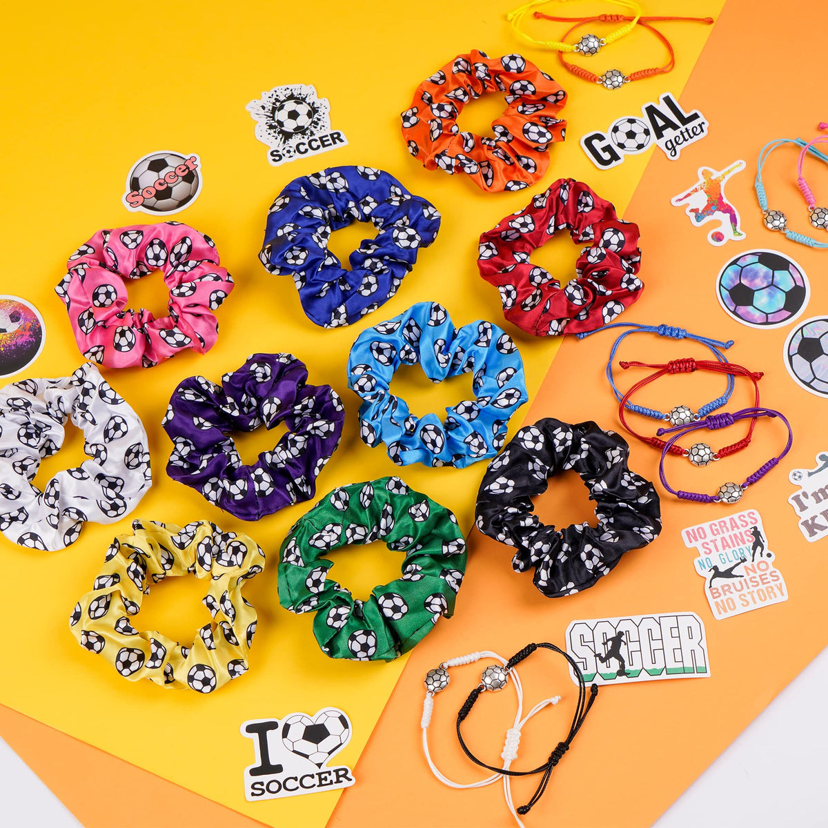 Kolewo4ever soccer stickers feature vivid patterns for durable, waterproof decor.