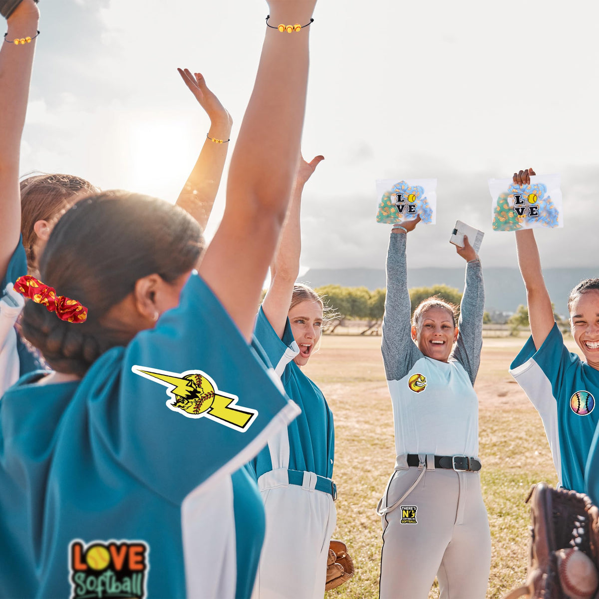 Kolewo4ever softball party decorations set for energetic team celebrations