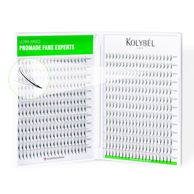 Kolybel 500 premade lash fans tray for fast, consistent volume effects.