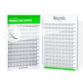 Kolybel 500 premade lash fans 5D for dramatic volume