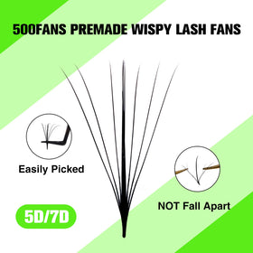 Kolybel 7D premade lash fans for lightweight, dramatic volume.