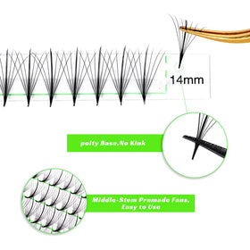 Kolybel handmade wispy premade fans ensure comfort