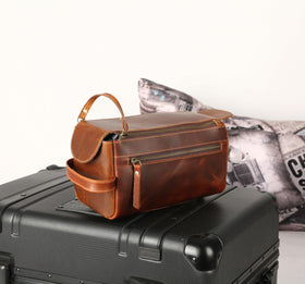 KomalC Buffalo Leather Bag - hand-stitched craftsmanship.