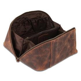  KomalC handcrafted premium leather adds durability and timeless style to your travels.