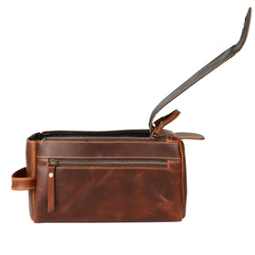 KomalC Toiletry Bag External Pocket - quick access to essentials.