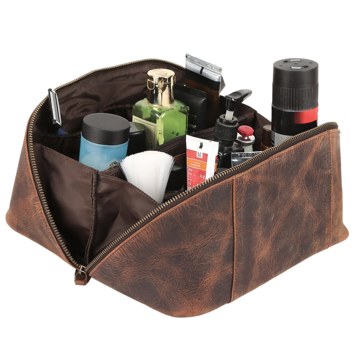  KomalC travel bag interior is waterproof, protecting contents and luggage from spills.