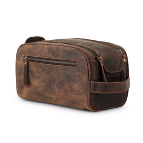 KomalC travel toiletry bag main compartment keeps grooming essentials organized on the go.