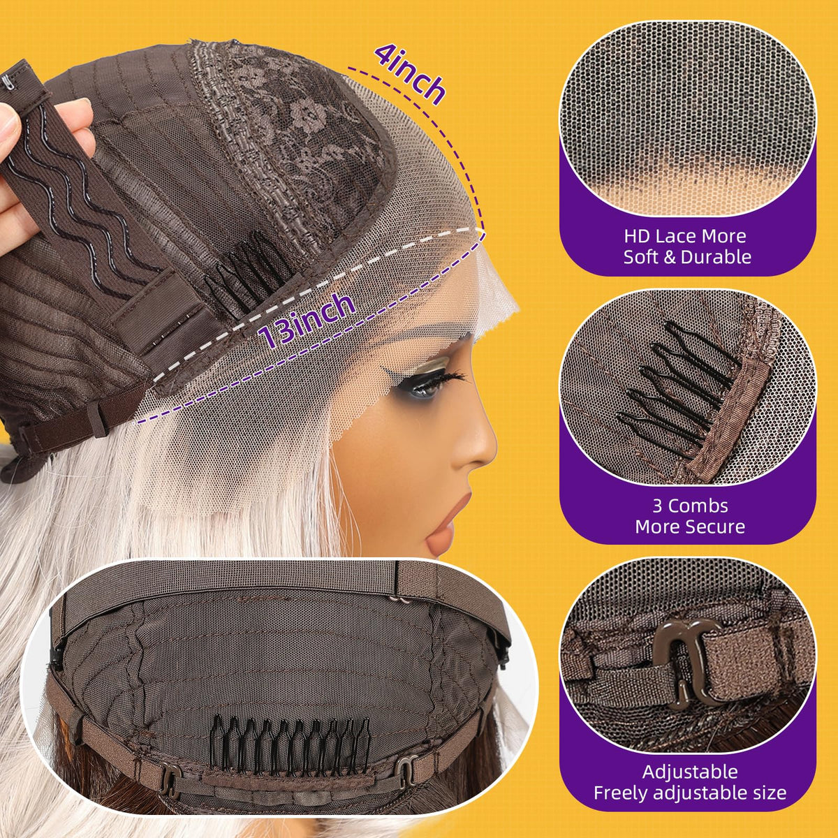 KOME daily-wear 26-inch wavy wig ready for everyday looks