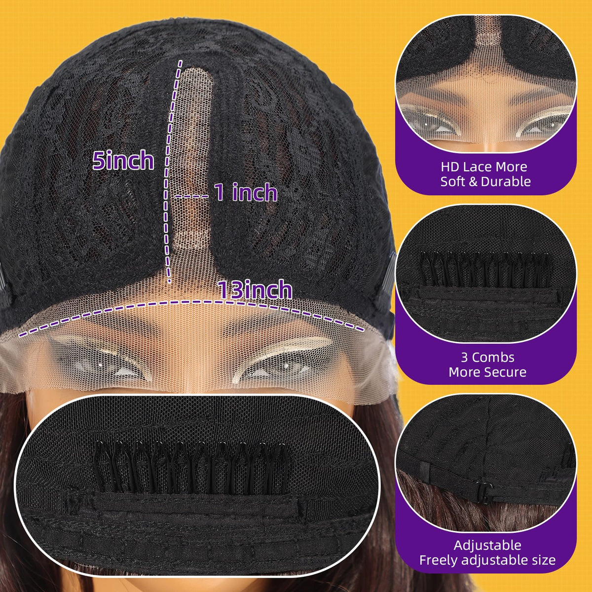 KOME 28-inch wavy wig suited for daily use or cosplay looks