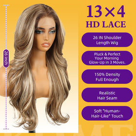 KOME 13x4 mega lace enabling easy parting and ventilation