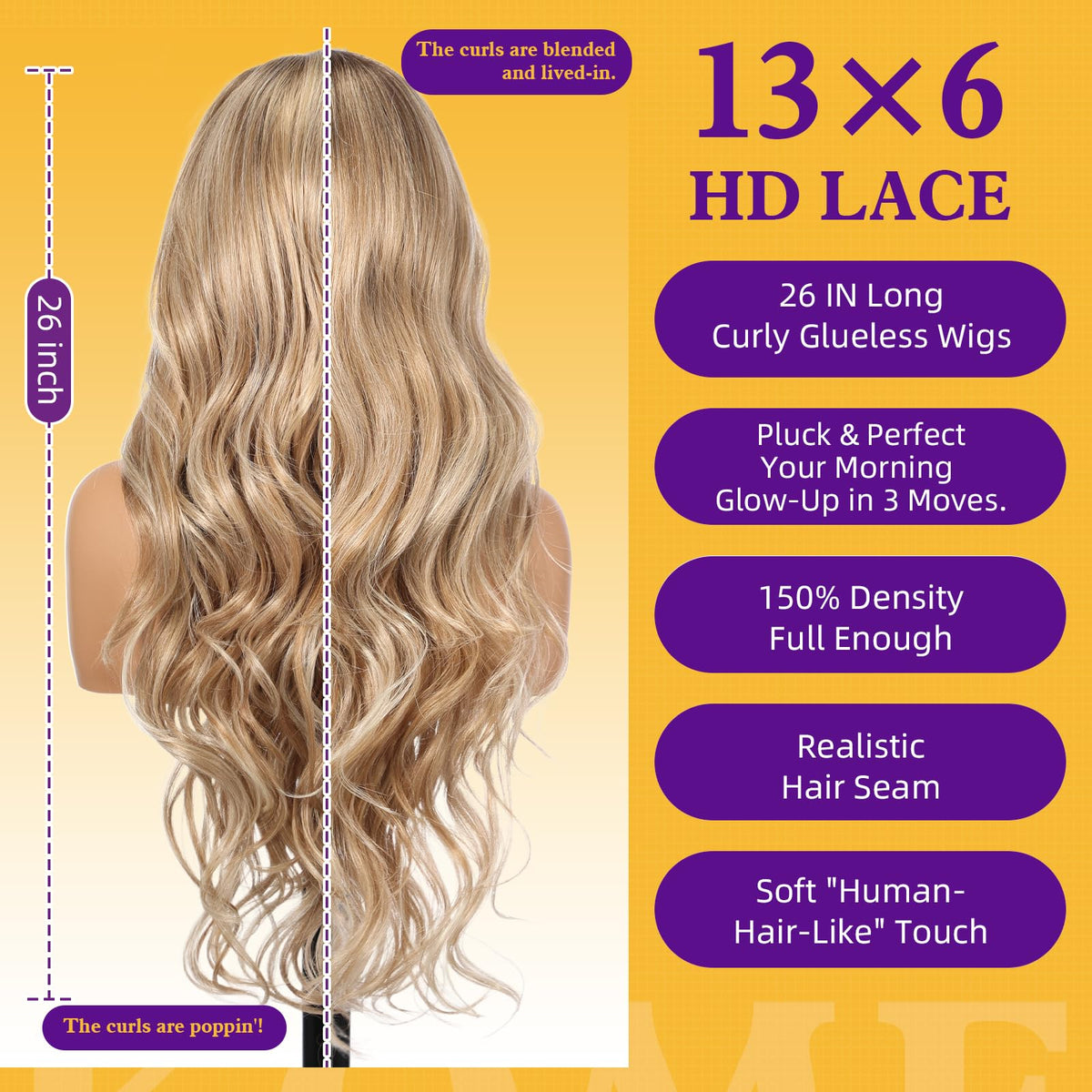 KOME Swiss HD lace delivers seamless blending for natural look