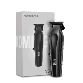 KOMINGDON beard trimmer handheld with ceramic blades for smooth cuts