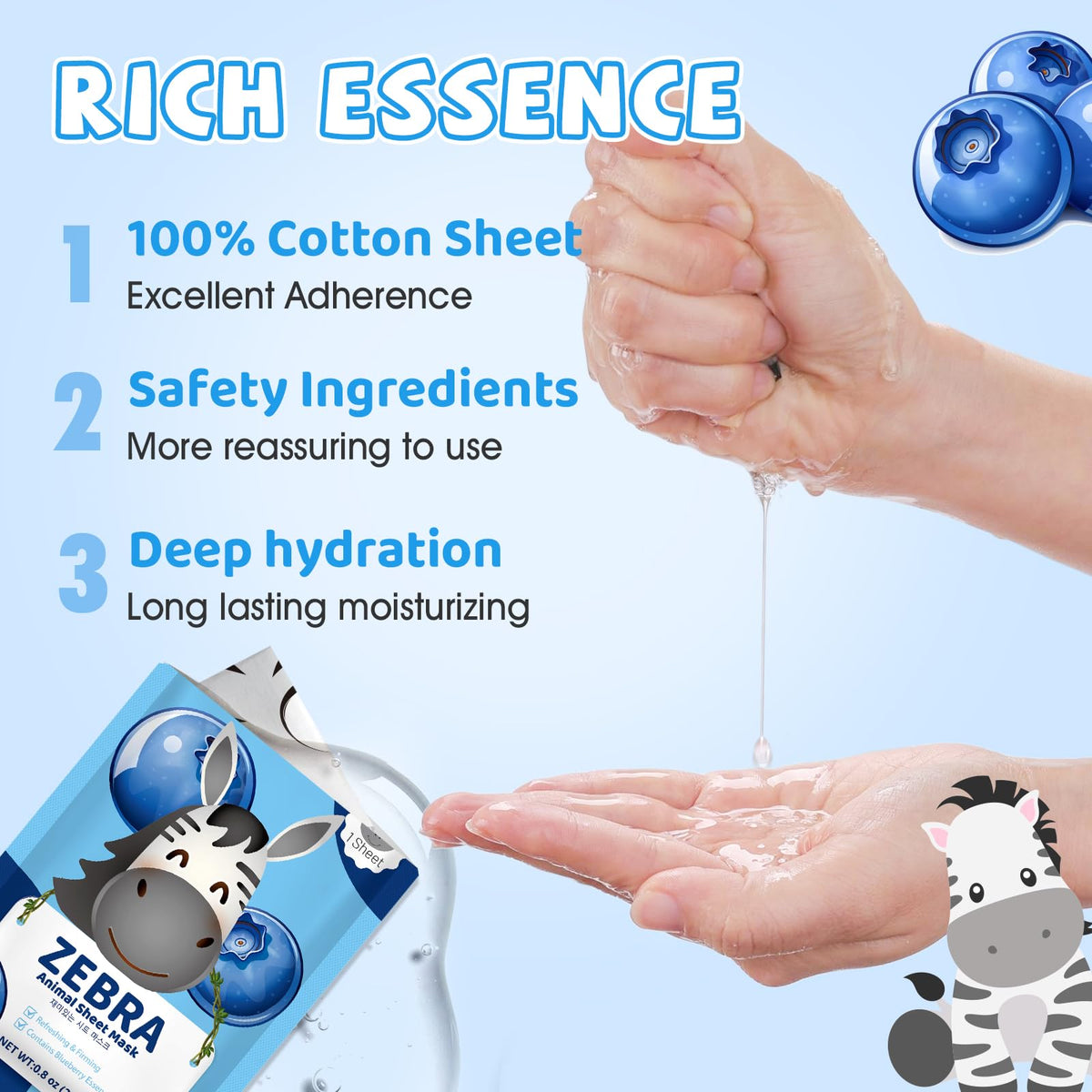 KONEUK Deer mask delivers rich hydration for smooth, comfy skin.