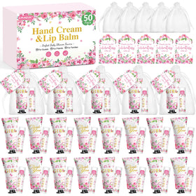KONEUK 50-pack hand cream display with cherry blossom scent for guest favors