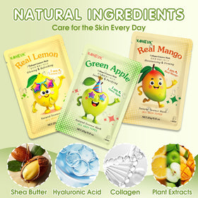 KONEUK cartoon fruit design masks for a fun skincare ritual