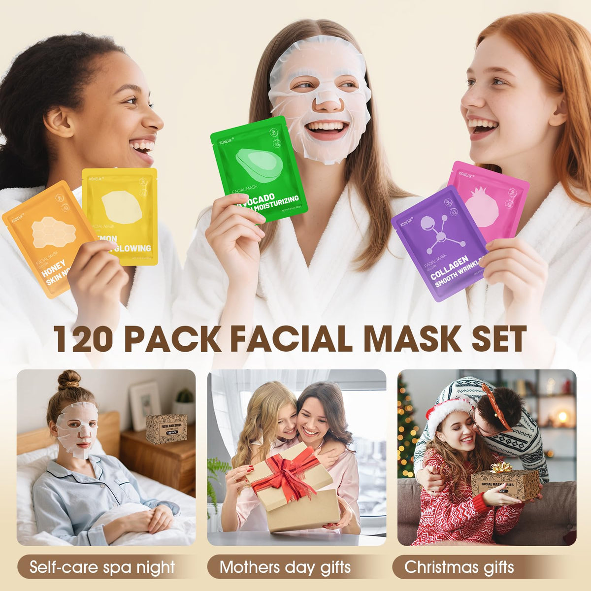 KONEUK charcoal mask type for a refreshing feel and clean look