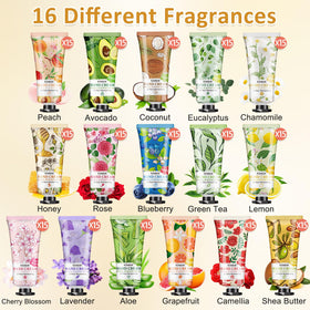 KONEUK gift-packaging with colorful tubes for versatile hand care gifts.