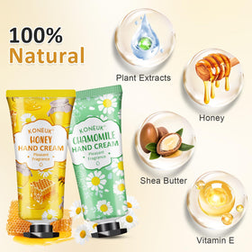 KONEUK mini hand creams in travel sizes showcasing fragrance variety.