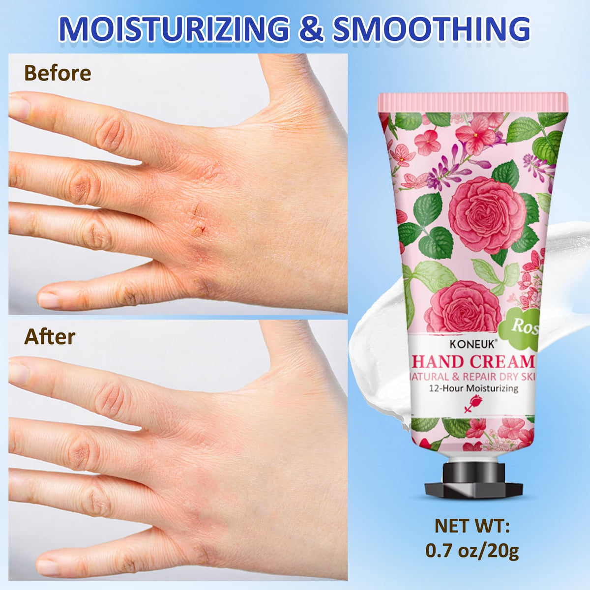 KONEUK lavender-scent hand cream soothes hands daily