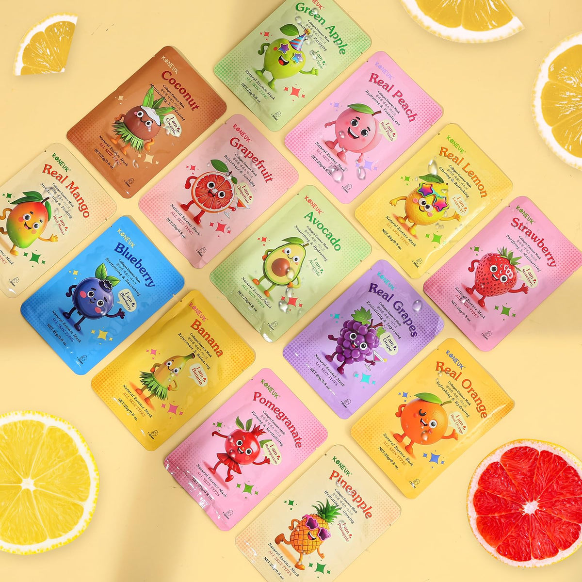 KONEUK masks provide quick hydration after cleansing routines.