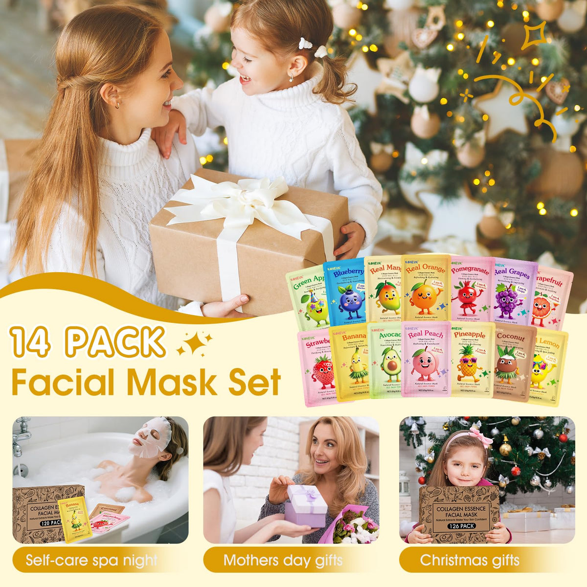 KONEUK 126-pack makes a thoughtful Mothers Day gift idea.