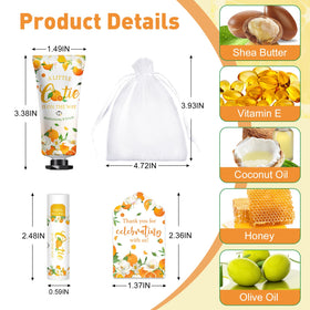 KONEUK orange scent organza gift bags for festive presentation