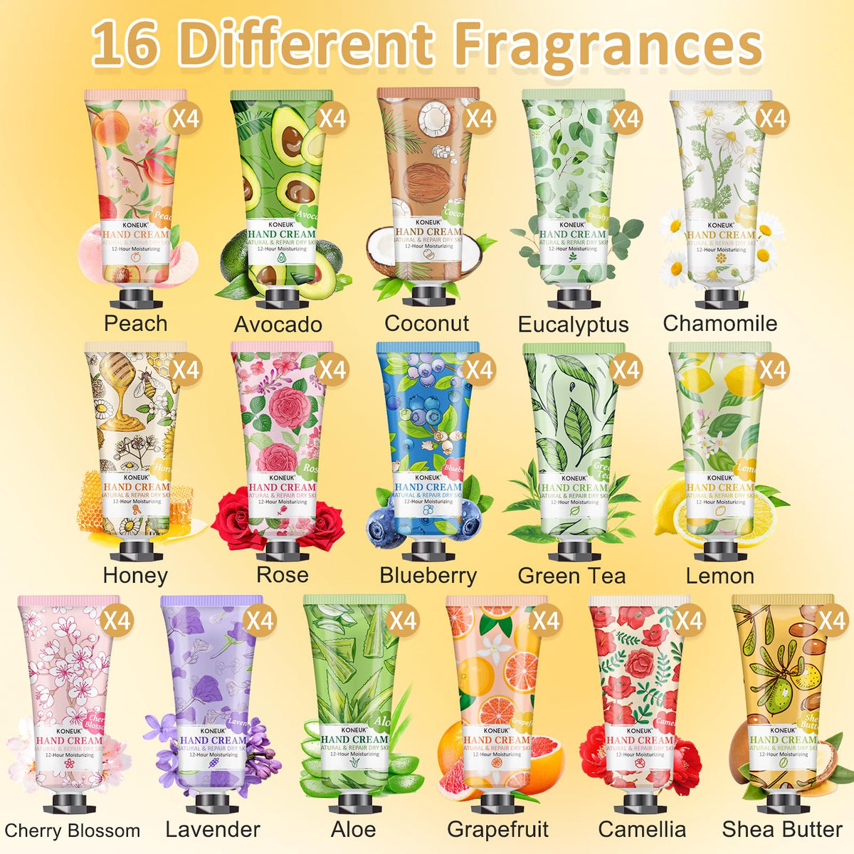 KONEUK travel-size hand creams fit in pockets for on-the-go care.