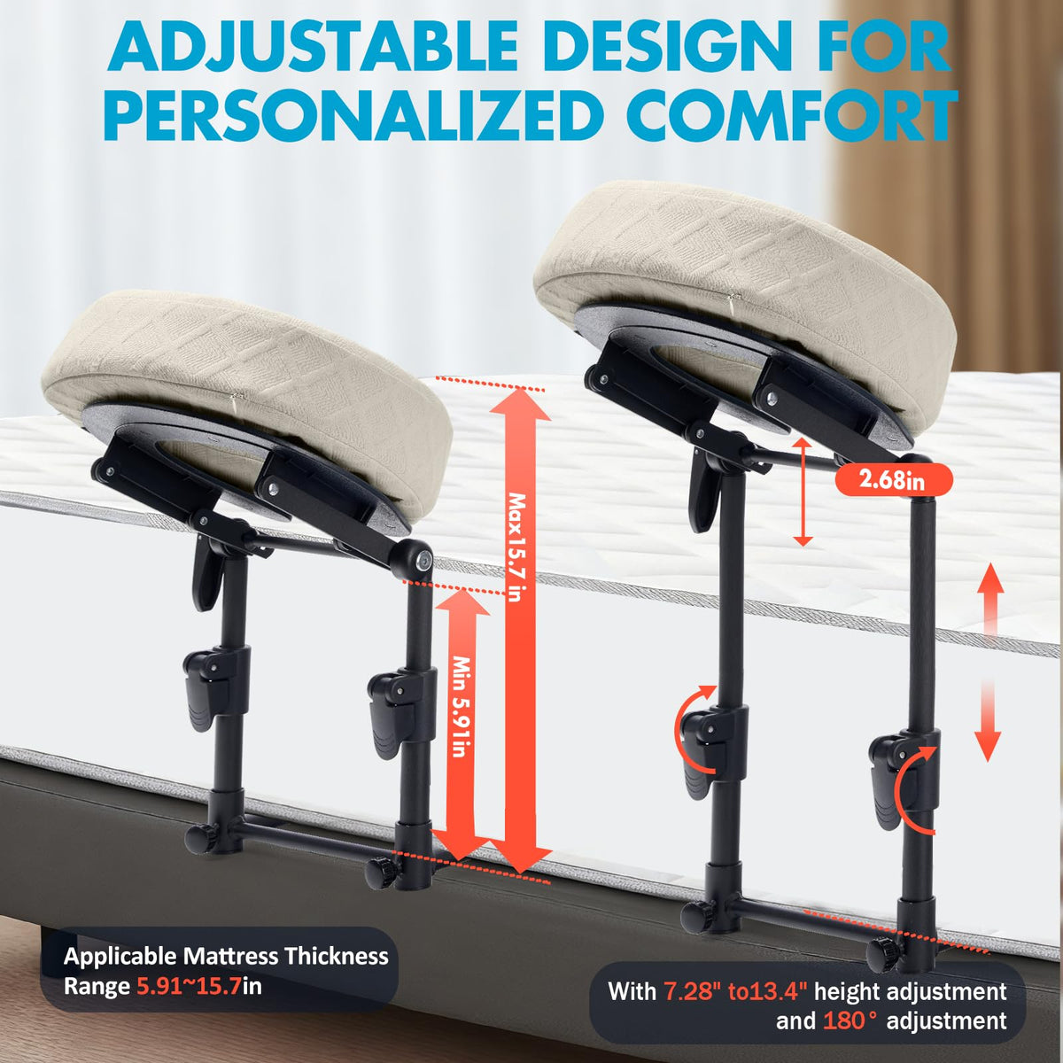 KONOVOLY detachable pillowcase supports hygienic cleaning.