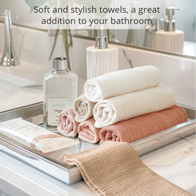Konssy machine-washable cloths stay soft after laundering.