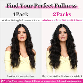 KooKaStyle 20-inch balayage waves chocolate to caramel