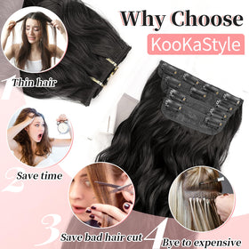 Four-piece set allows versatile placement for custom looks.