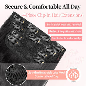 KooKaStyle double-weft synthetic hair for fuller, thicker look