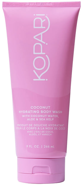 Kopari Hydrating Body Wash bottle with coconut water for refreshed skin