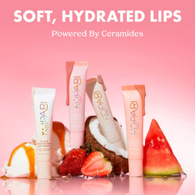 Kopari Lip Love Balm close-up showing ceramide hydration on lips