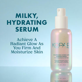 Kopari Nourishing Hydro-Lipid Serum dropper dispensing smooth moisture.