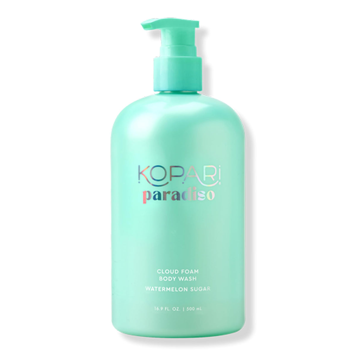 Kopari Paradiso Cloud Foam Body Wash bottle with hydrating formula for soft skin