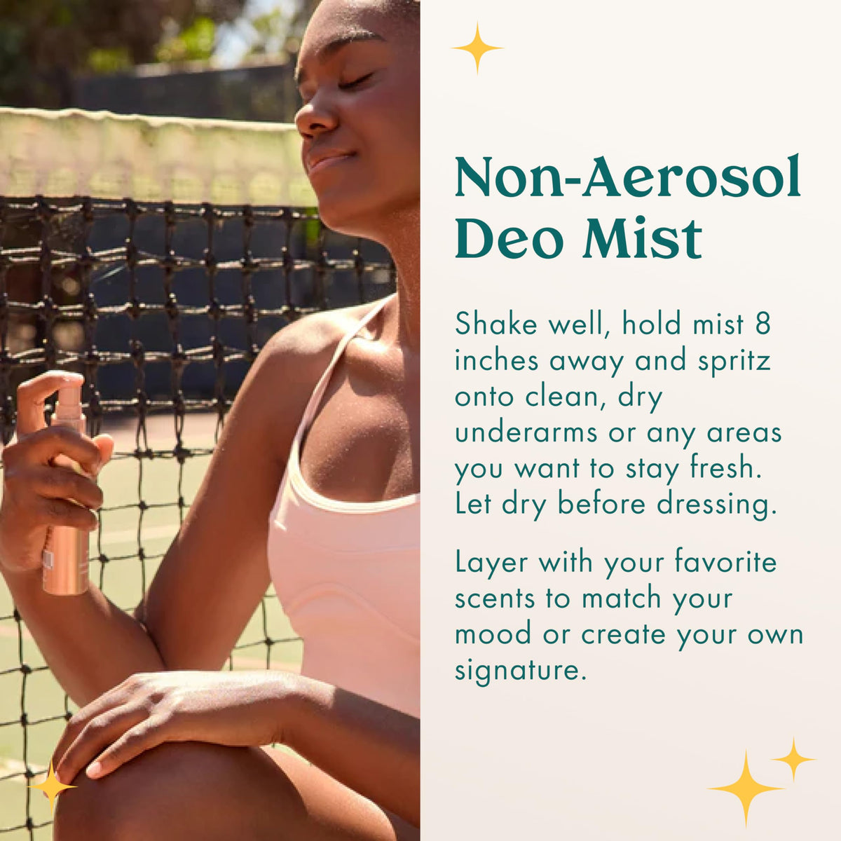 Kopari Paradiso Fresh Set Close-Up Yeast Extract highlights natural deodorizer ingredient