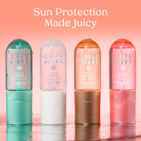 Kopari Paradiso Sun Juice stays clear and light, great for daily sun protection in warm weather.