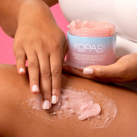 Pomegranate enzymes in Kopari Pink Glow Exfoliating Polish