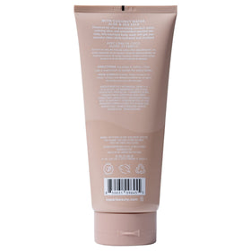 Kopari rich foam lather demonstrates creamy cleansing for shower routine.
