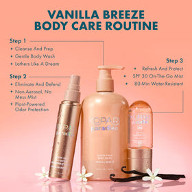 Kopari SPF 30 sun mist quick-apply for seamless coverage