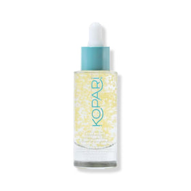 Kopari Star Bright serum bottle front, lightweight formula for daily brightening.