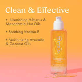 Kopari Sun Shield Body Glow SPF50 label highlights protection