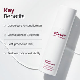 Kopher Curepair Derma Ampoule Mist on sensitive skin test showing calm hydration.