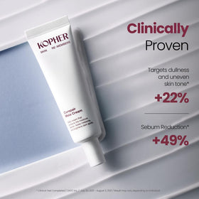 Kopher Curepair Mela Cream daily hydration scene showcases all-in-one care.