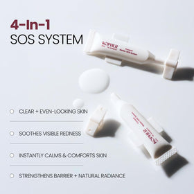 Kopher Curepair Melder SOS Cream demonstrates barrier-supporting formula for sensitive skin.